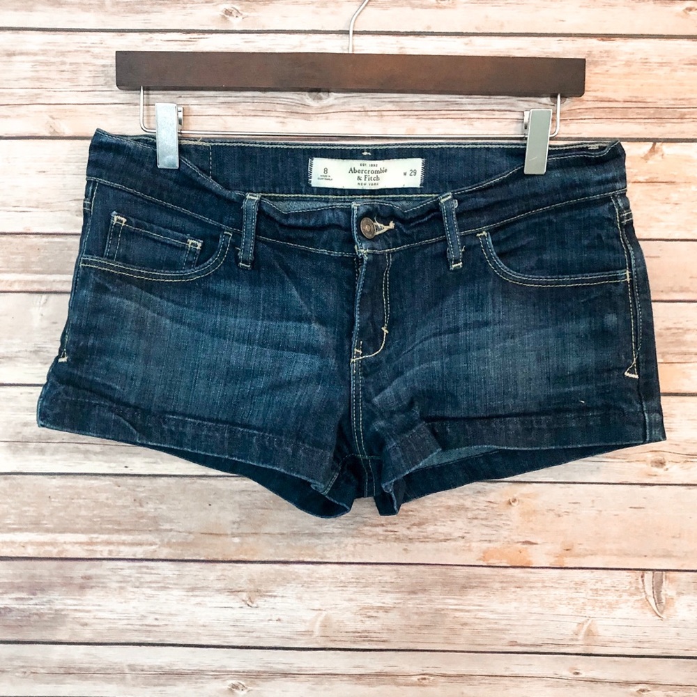 A&F denim shorts
